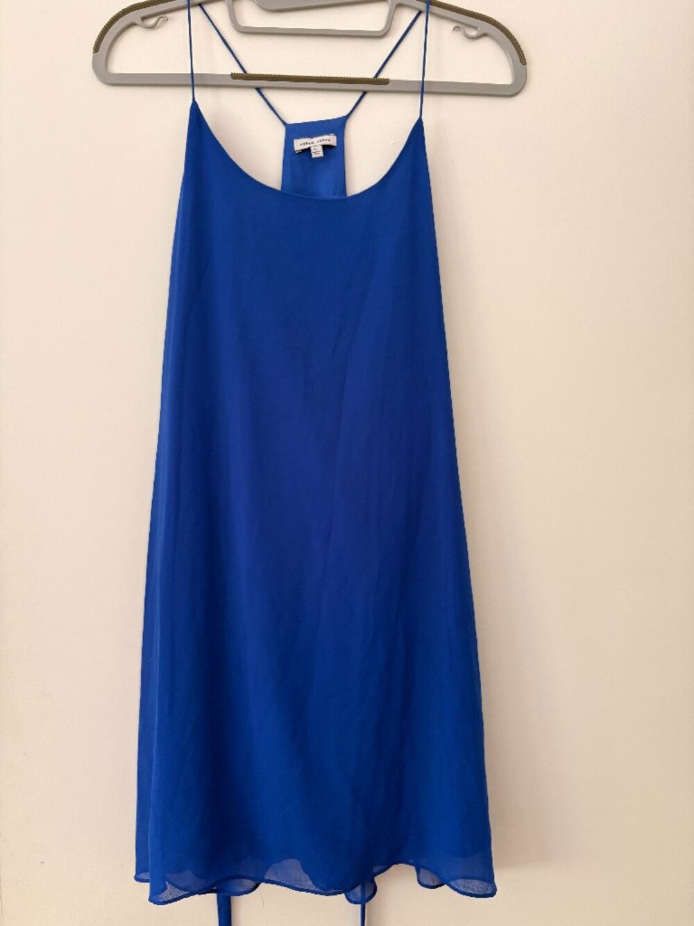 Great Summer Mini Dress, Beautiful Royal Blue, Size Large